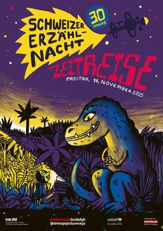 Plakat zu Erzählnacht 2025